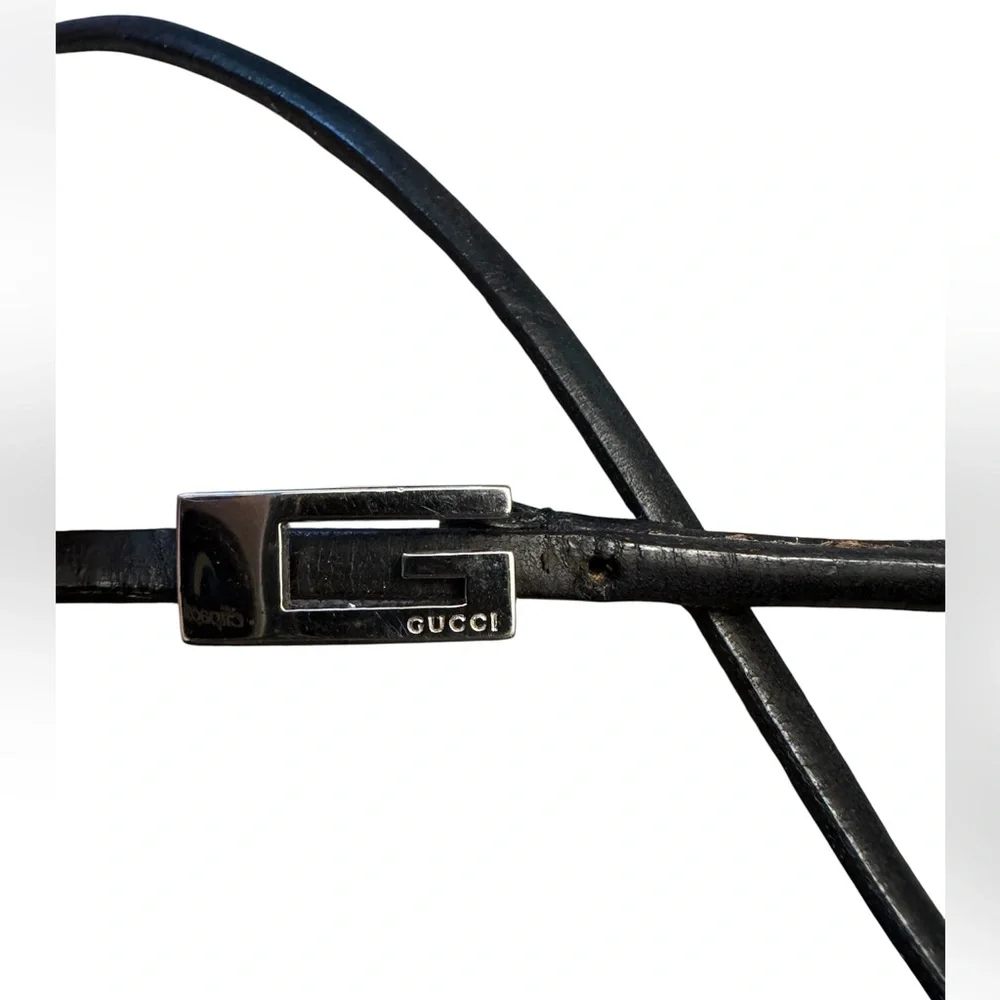 Gucci Black Leather Vintage purse. - Picture 5 of 12